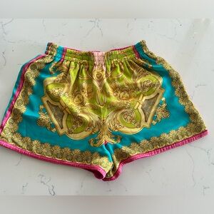 Versace - Barocco Goddess reversible shorts